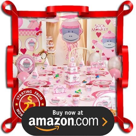 Read more about the article Pink Sock Monkey Party Supplies